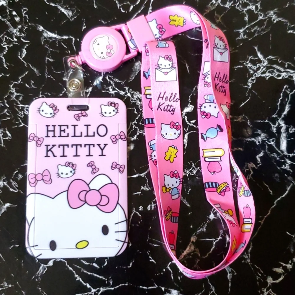 Hello Kitty ID/Credit Card Holder With Lanyard